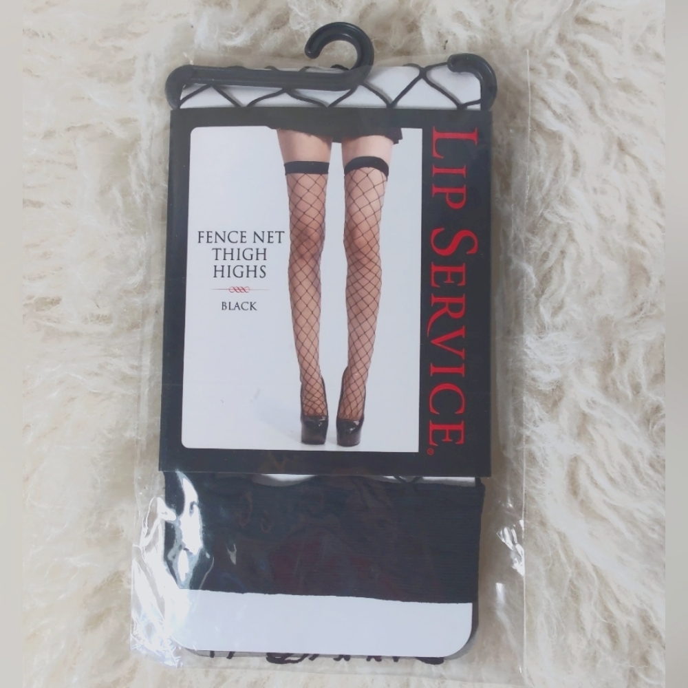 🆕 Lipservice lip service thigh high fence net fishnets